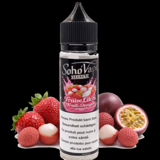 SOHO'VAPE SECRET - Fraise, litchi, fruit du dragon