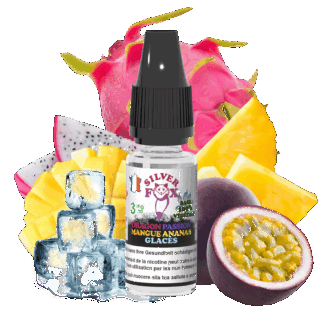 Vaping in Paris - SILVER-FOX - DRAGON PASSION MANGUE ANANAS 10ml