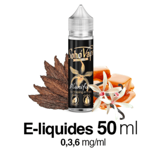 e-liquide 50ml taux 0-3-6