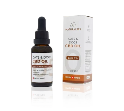 CBD Huile pour chat et chien 5%