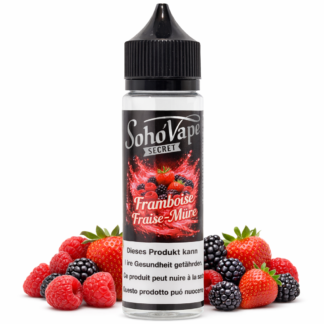 SOHO'VAPE SECRET - Framboise, fraise, mûre