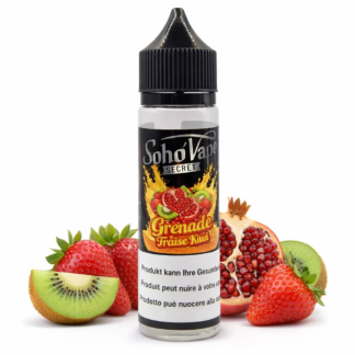 SOHO'VAPE SECRET - Grenade, fraise, kiwi