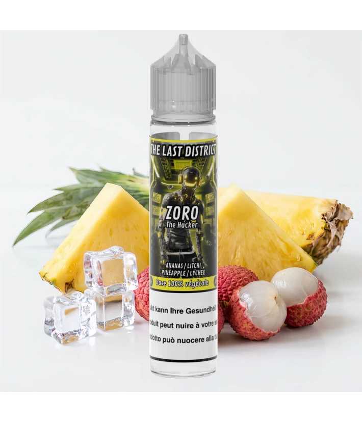 Vaping in Paris - THE LAST DISTRICT ZORO - Ananas, Litchi