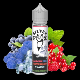 Vaping in Paris - SILVER-FOX - FRAMBOISE BLEUE FRUITS ROUGES GLACÉS