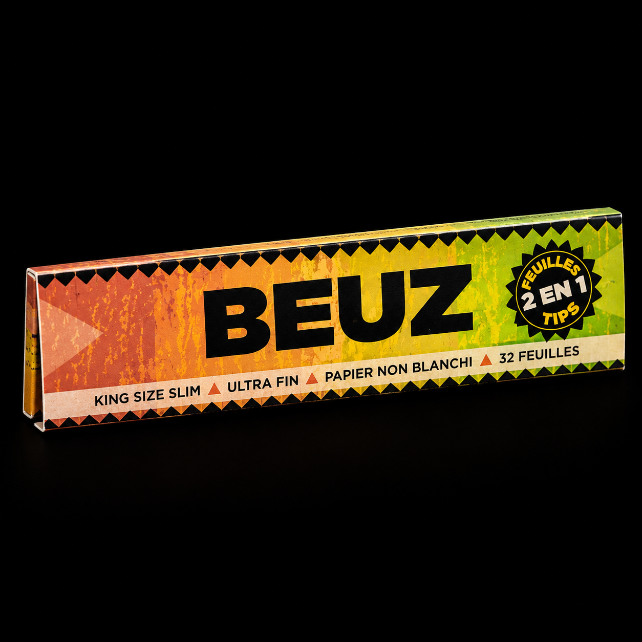 Feuilles BEUZ King Size Slim 2 en 1 avec tips