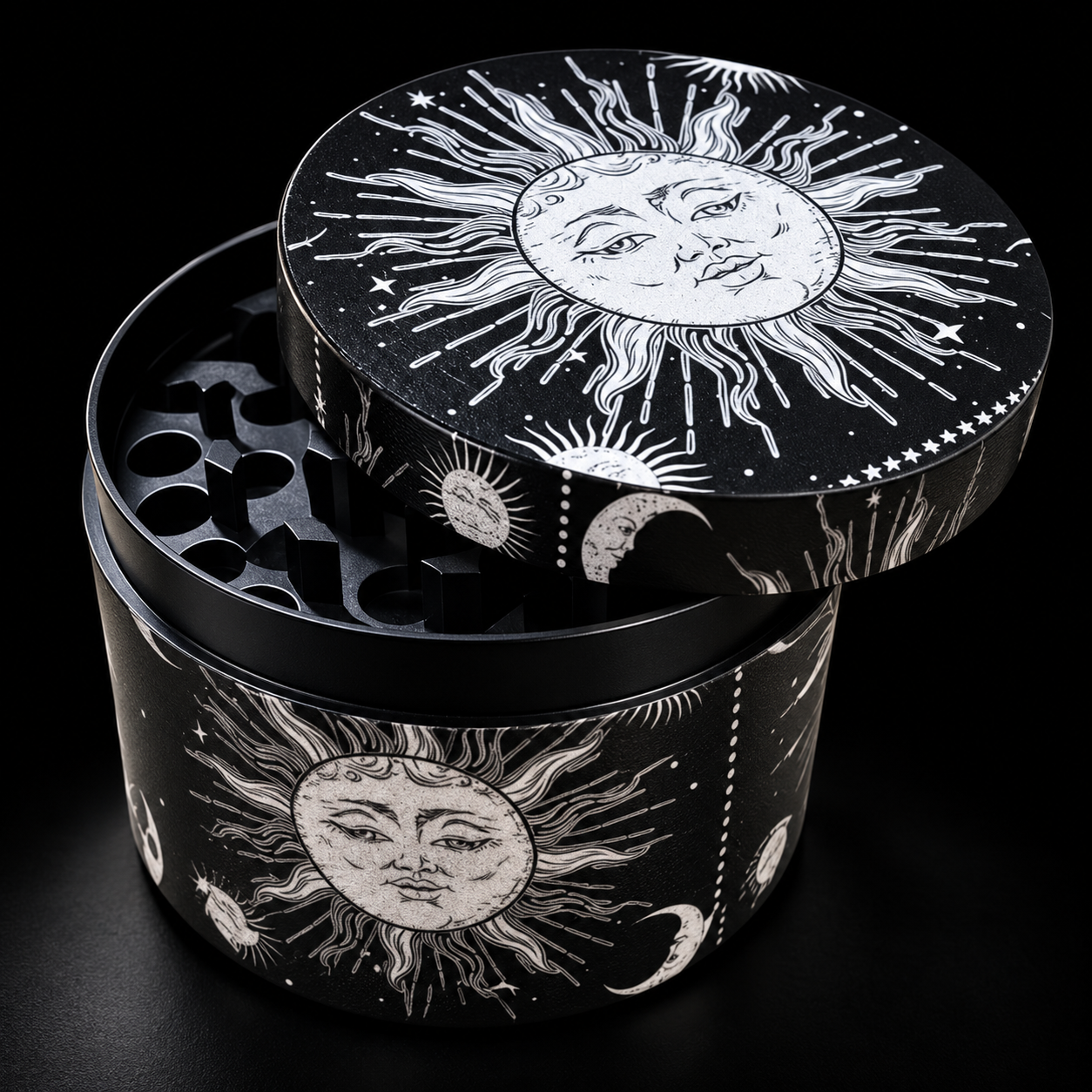 Grinder XXL noir Soleil et Lune