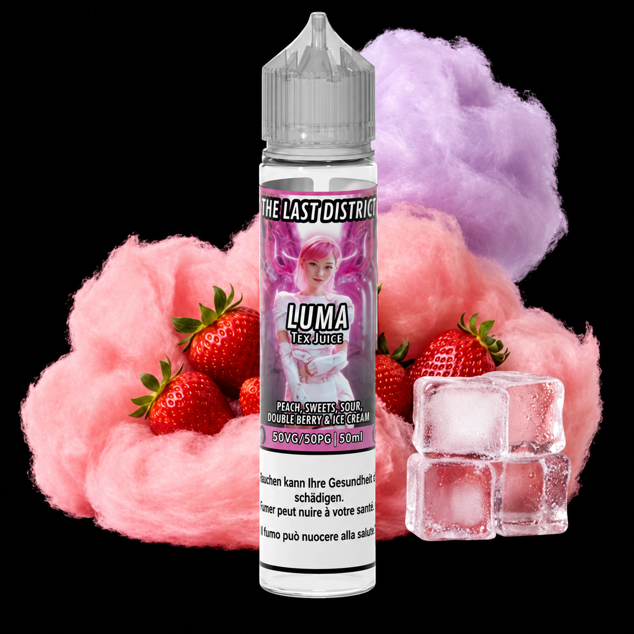 Vaping in Paris - THE LAST DISTRICT LUMA - Fraise, Barbe à papa