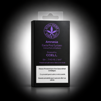 VITAL HEMP CCELL Eazie Pod System KIT Stylo et cartouche AMNESIA